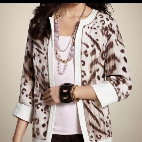 Chico's Jackets & Blazers - New Chicos Reversible Jacket Chicos size 3 or 16